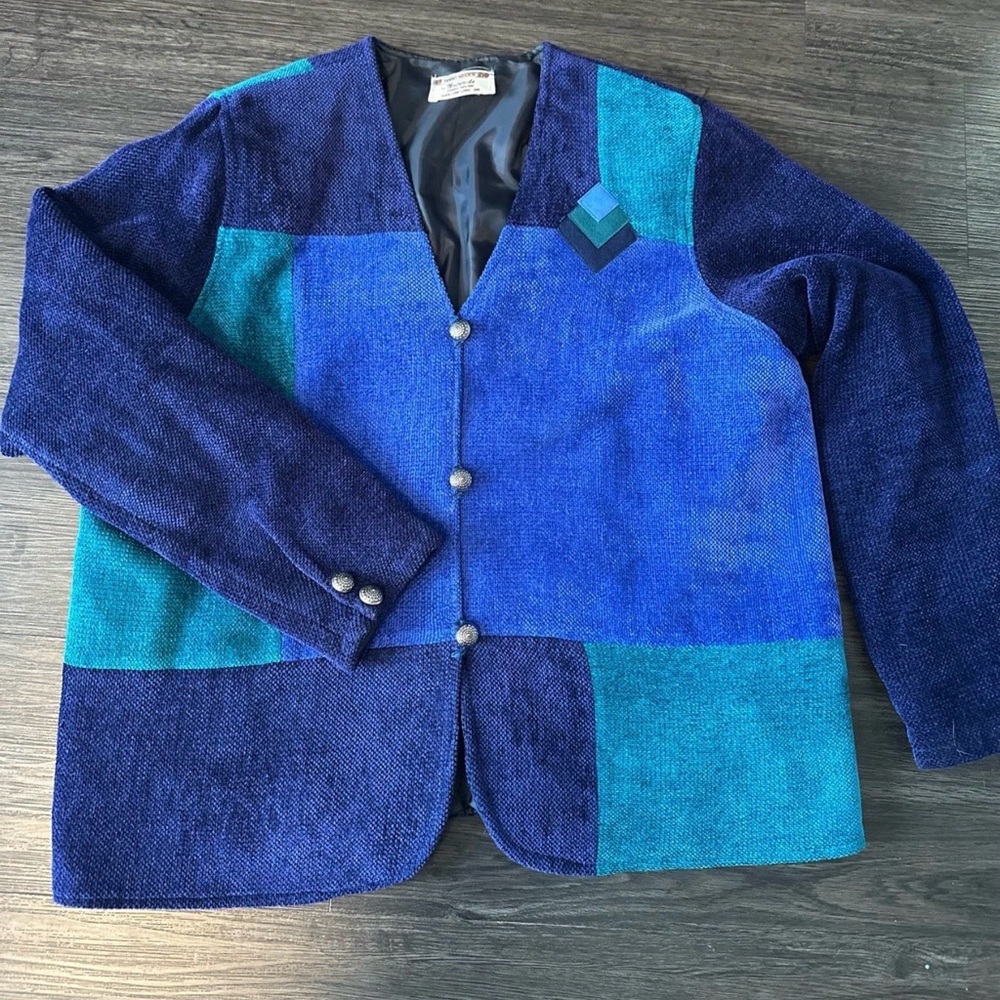 Vintage Art-to-wear jacket boho